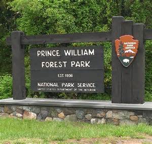 Prince William Forest Park sign