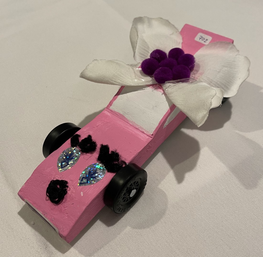 Unicorn Pinewood Derby Car