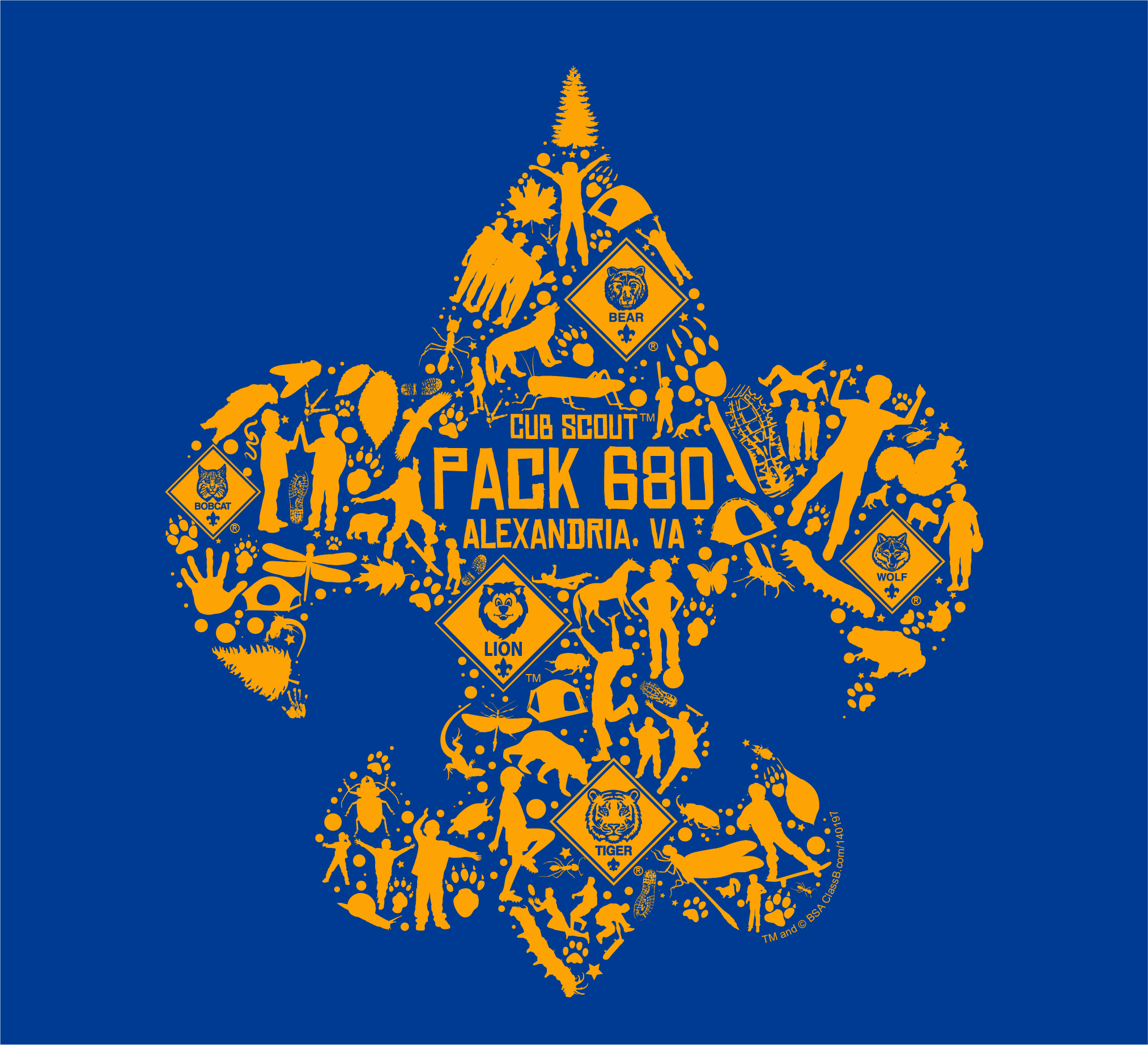 Pack 680 class B logo