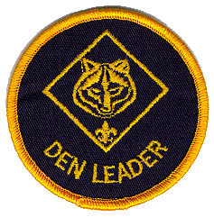 the Cub Scouts den leader patch